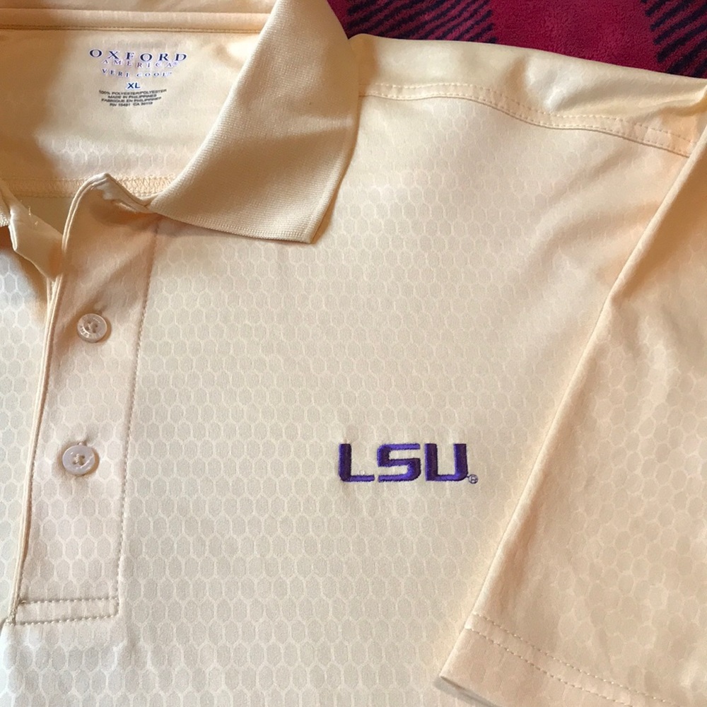 LSU mens xlarge OXFORD Brand Q9